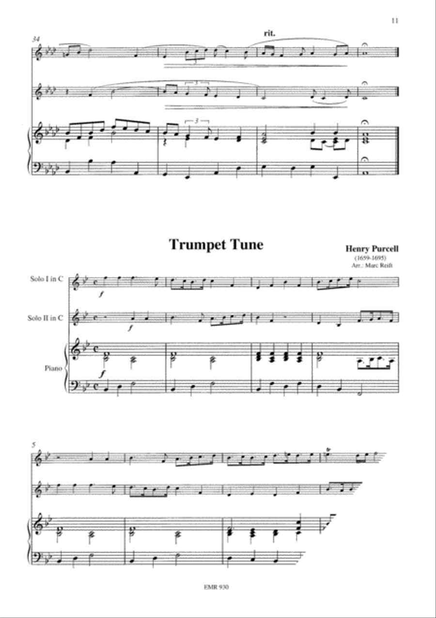 Wedding Music Brass Ensemble scores gallery preview page 6