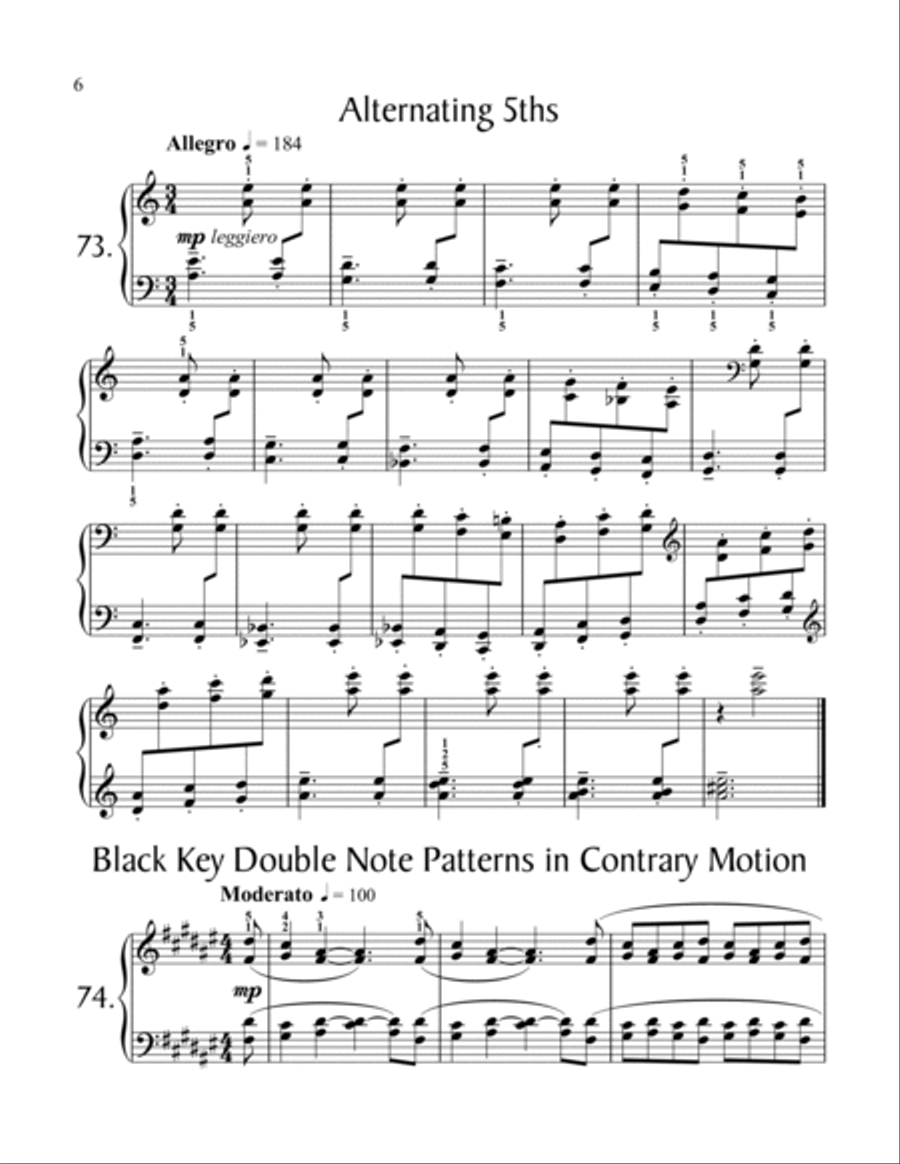 175 Exertudes, Book 3: Late Intermediate Piano Solo scores gallery preview page 4