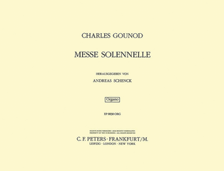 Book cover for Messe solennelle en l'honneur de Sainte-Cécile
