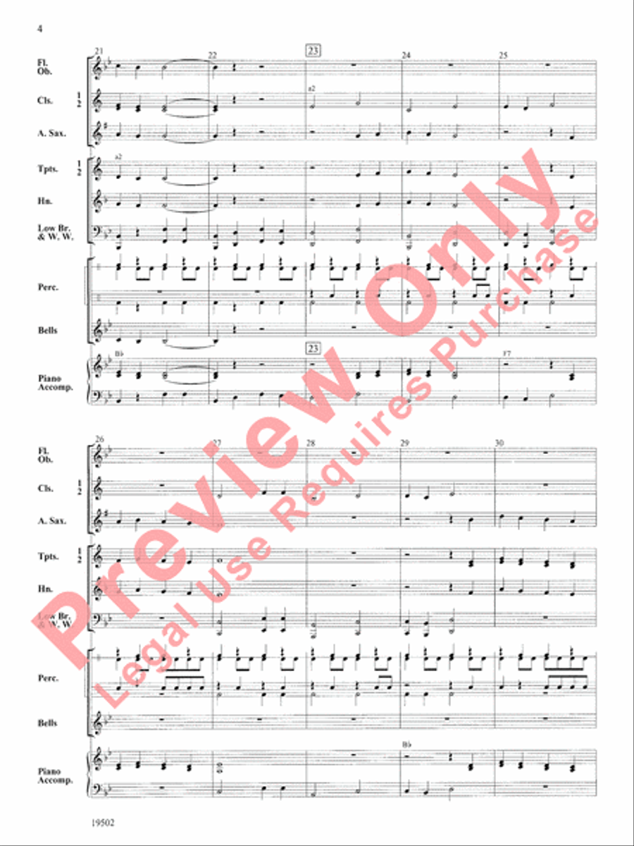 Mary Ann Concert Band scores gallery preview page 5
