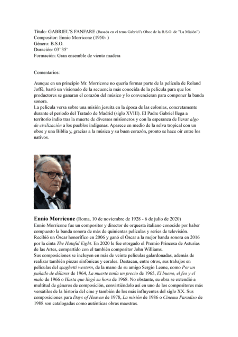 Gabriel's Oboe Euphonium scores gallery preview page 2