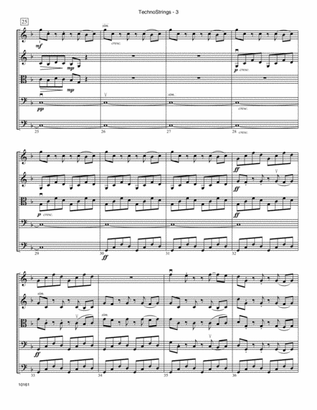 TechnoStrings - Conductor Score (Full Score)