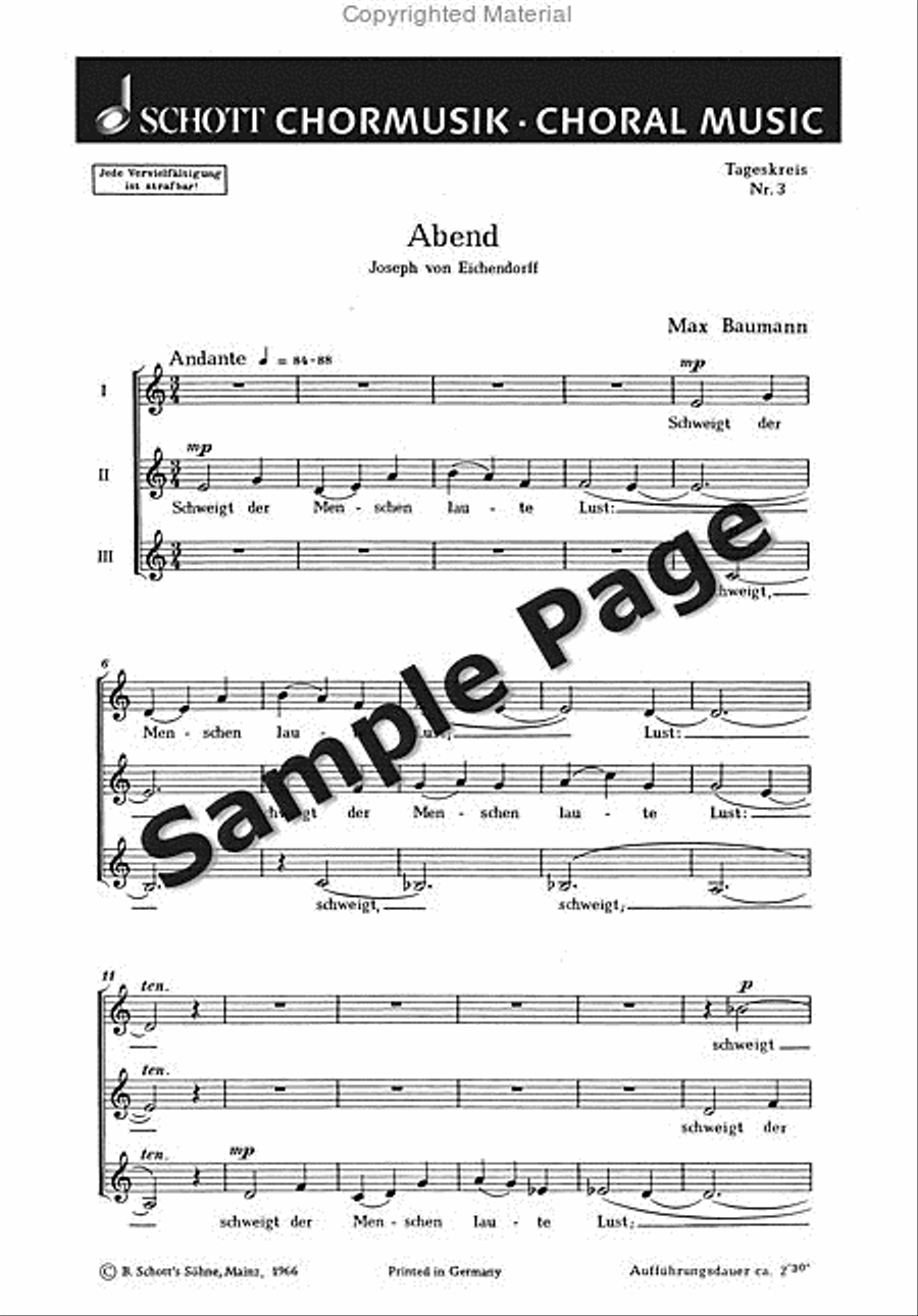 Tageskreis Tageskreis Women's Choir scores gallery preview page 2