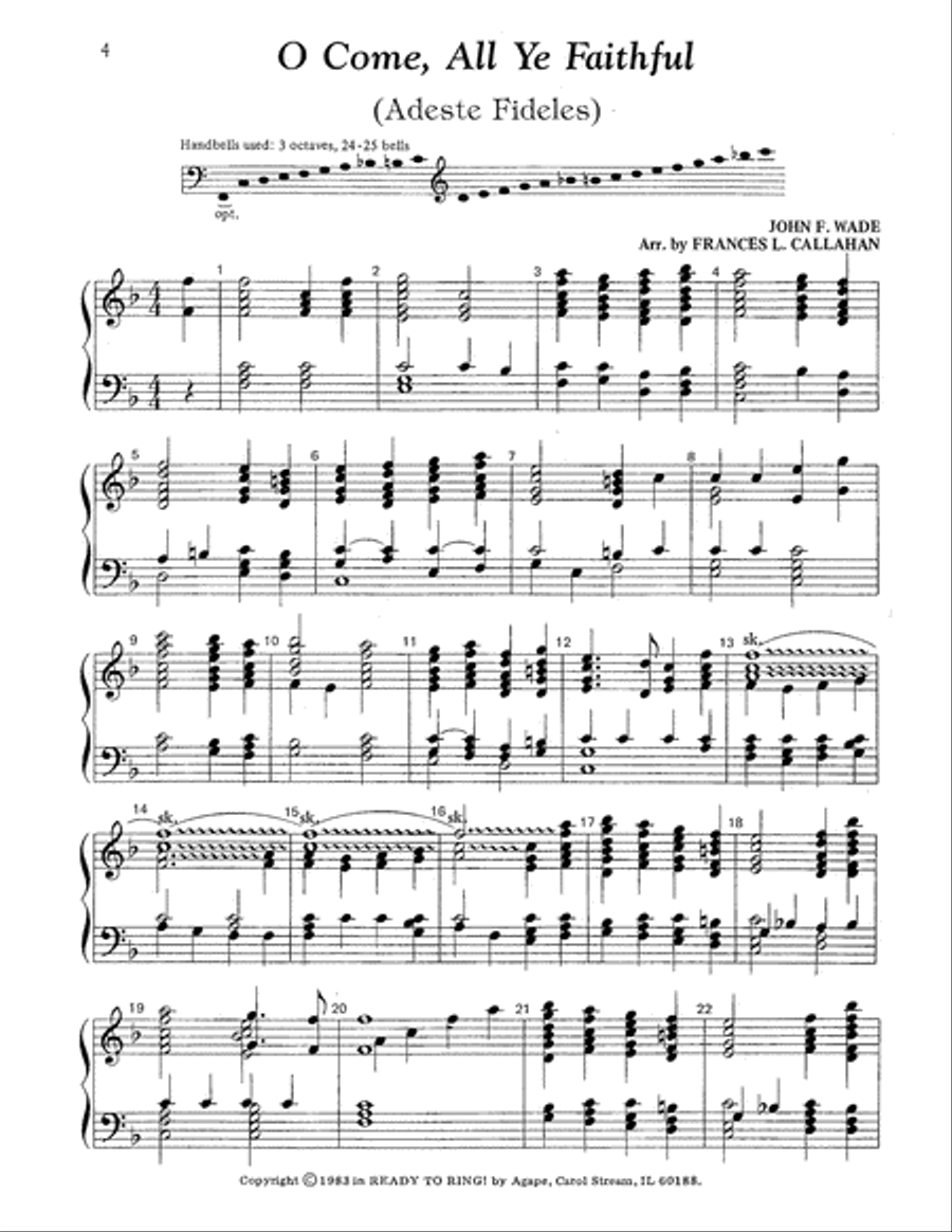 Ready to Ring for Christmas 5-Octaves scores gallery preview page 6
