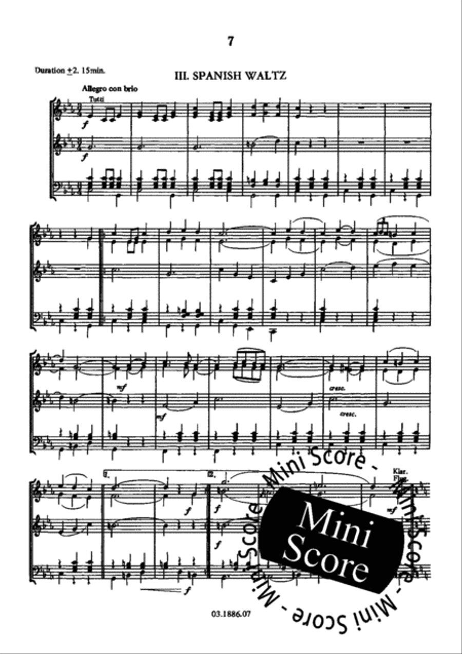 Spanish Impressions Fanfare Band scores gallery preview page 11