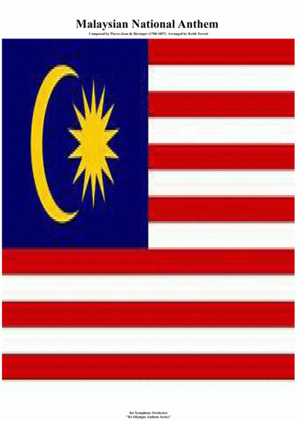 Malaysian National Anthem for Symphony Orchestra (Kt Olympic Anthem Series) image number null