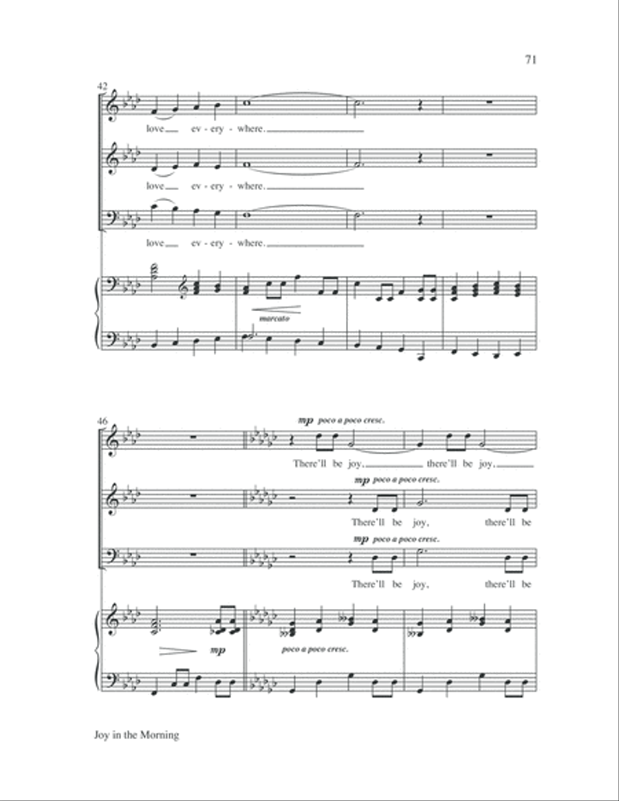 Easy Anthems, Vol. 4 3-Part scores gallery preview page 72