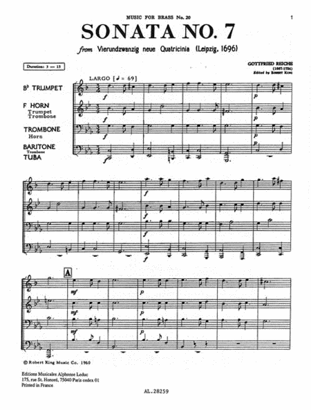 Sonata No.7 (quartet-brass)