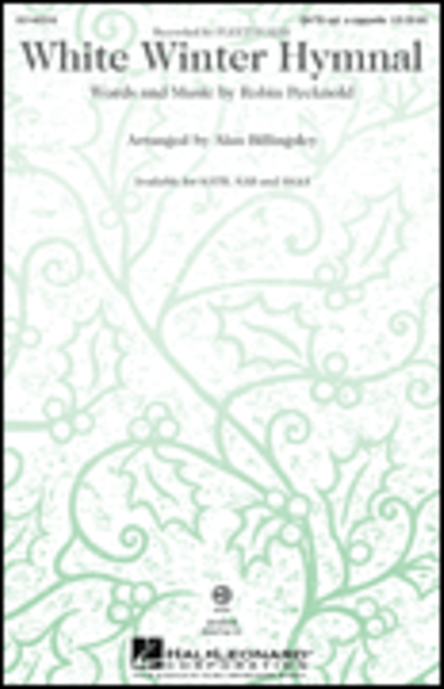 White Winter Hymnal 3-Part scores gallery preview page 1