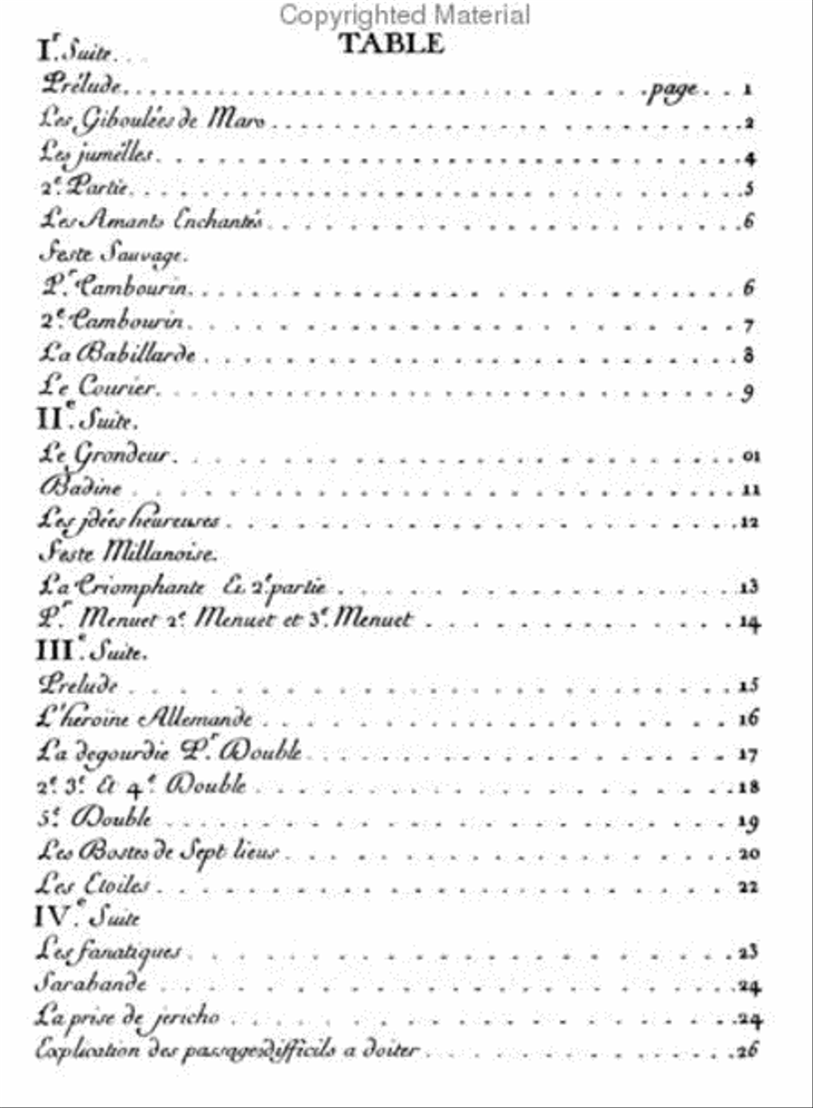 First book of harpsichord pieces Harpsichord scores gallery preview page 2