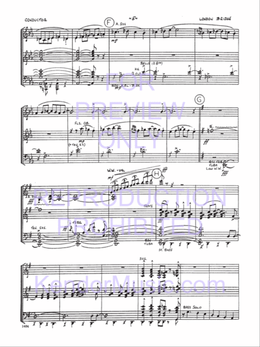 London Bridge Jazz Ensemble scores gallery preview page 6