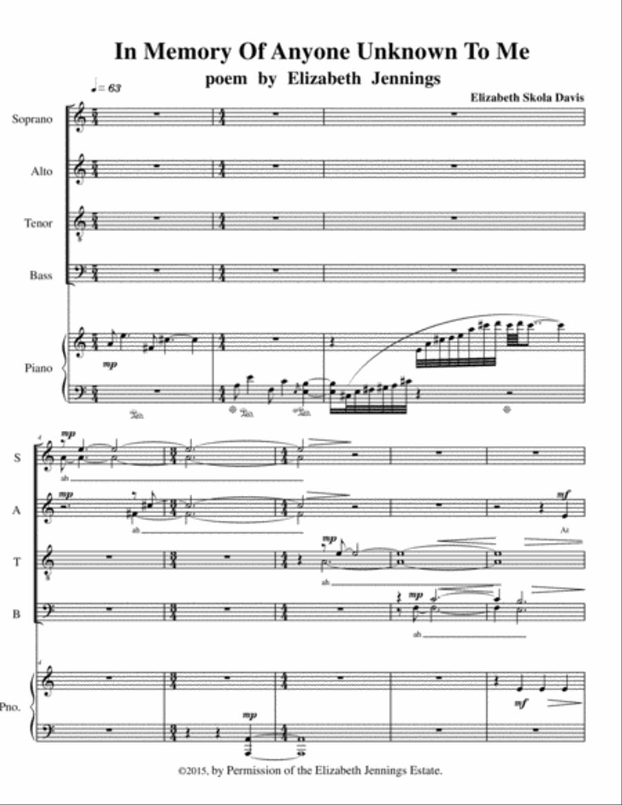 In Memory 4-Part scores gallery preview page 3