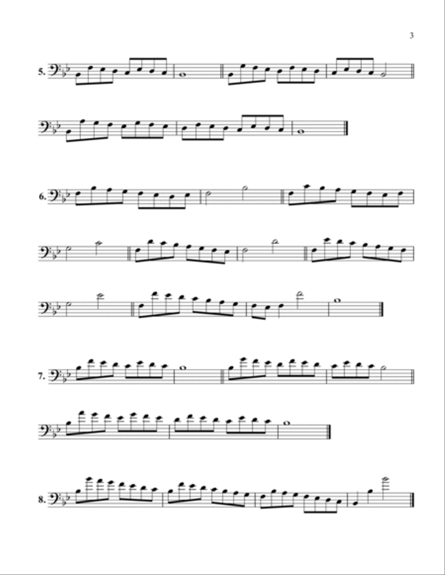 Trombone/Euphonium Studies Euphonium scores gallery preview page 6