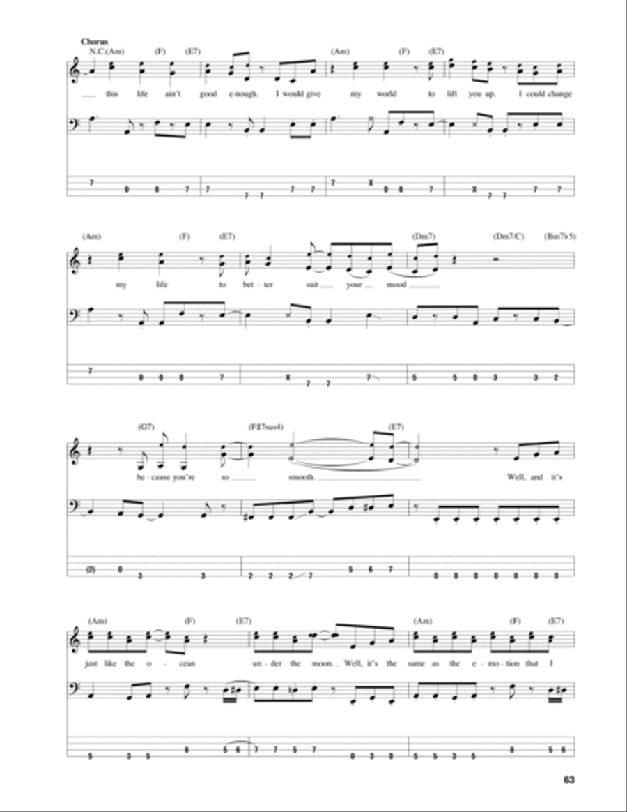 Smooth (feat. Rob Thomas) Guitar Tablature scores gallery preview page 3