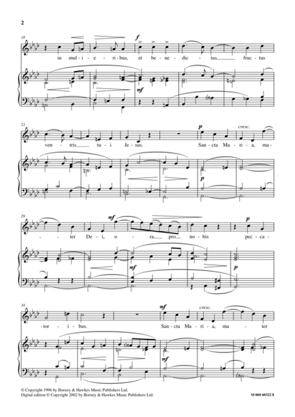 Ave Maria, Op.171, No.1 (from Marianische Hymnen)