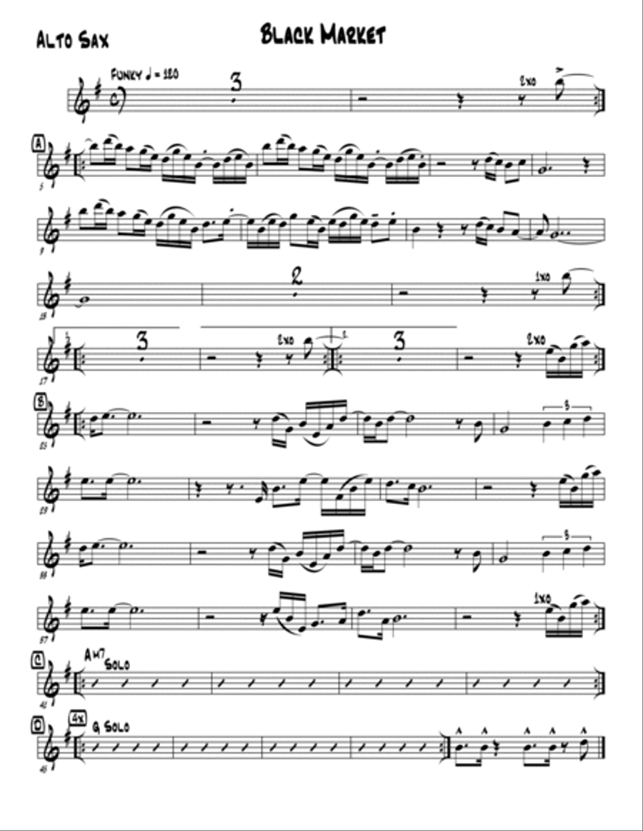 Black Market Black Market Jazz Ensemble scores gallery preview page 4