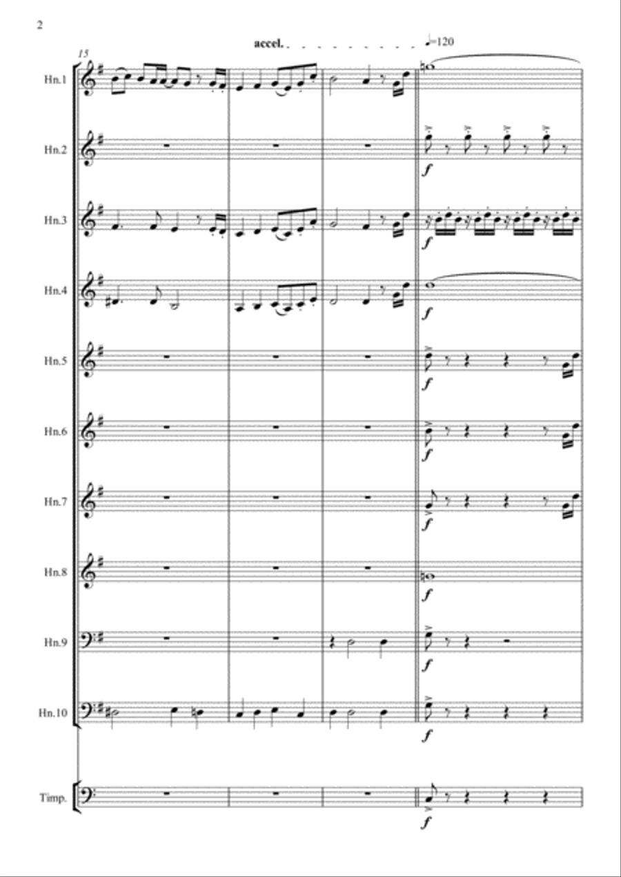 Go The Distance Large Ensemble scores gallery preview page 3