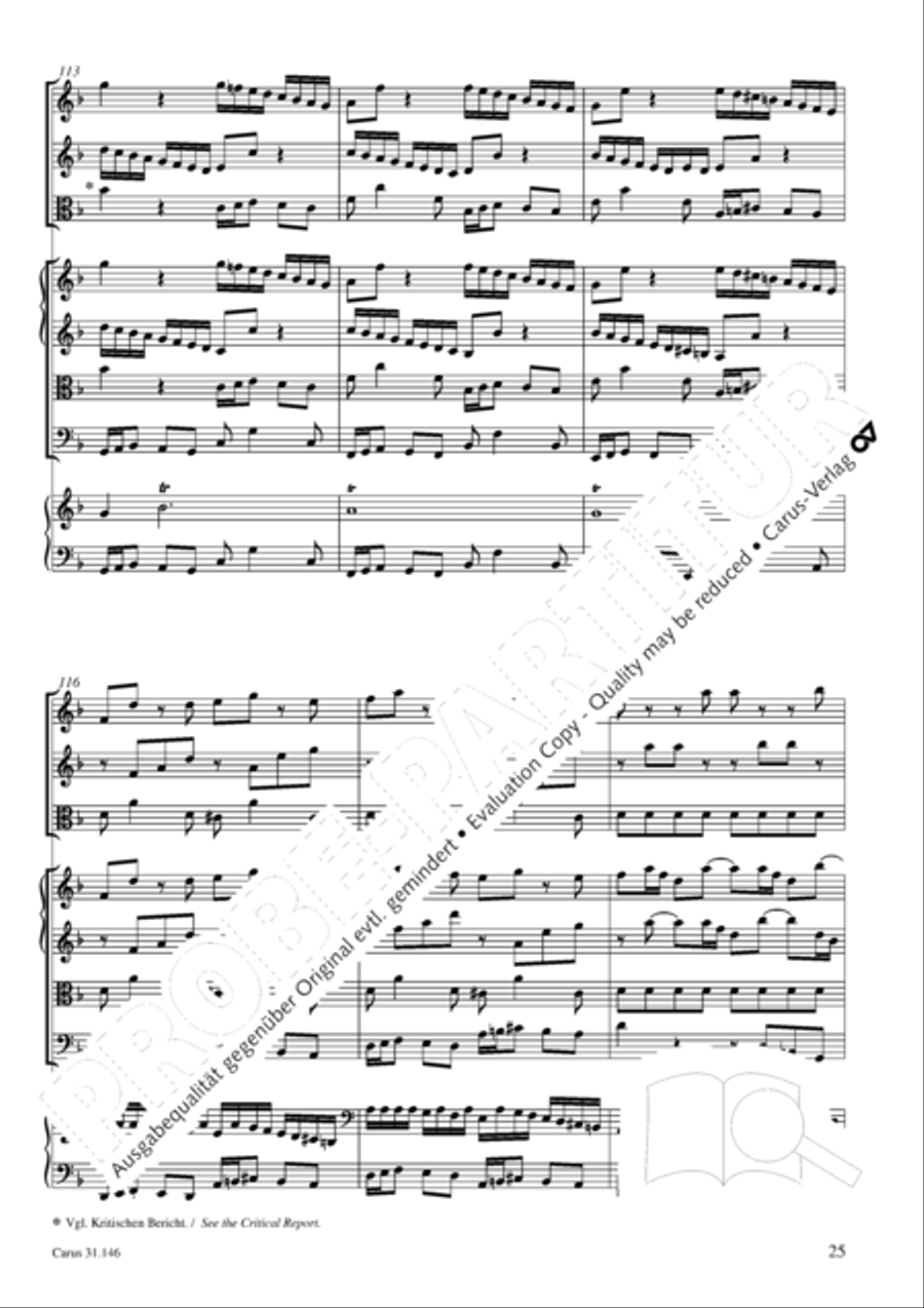 Through bitter tribulation we enter into God's kingdom (Wir mussen durch viel Trubsal in das Reich Gottes eingehen) 4-Part scores gallery preview page 26