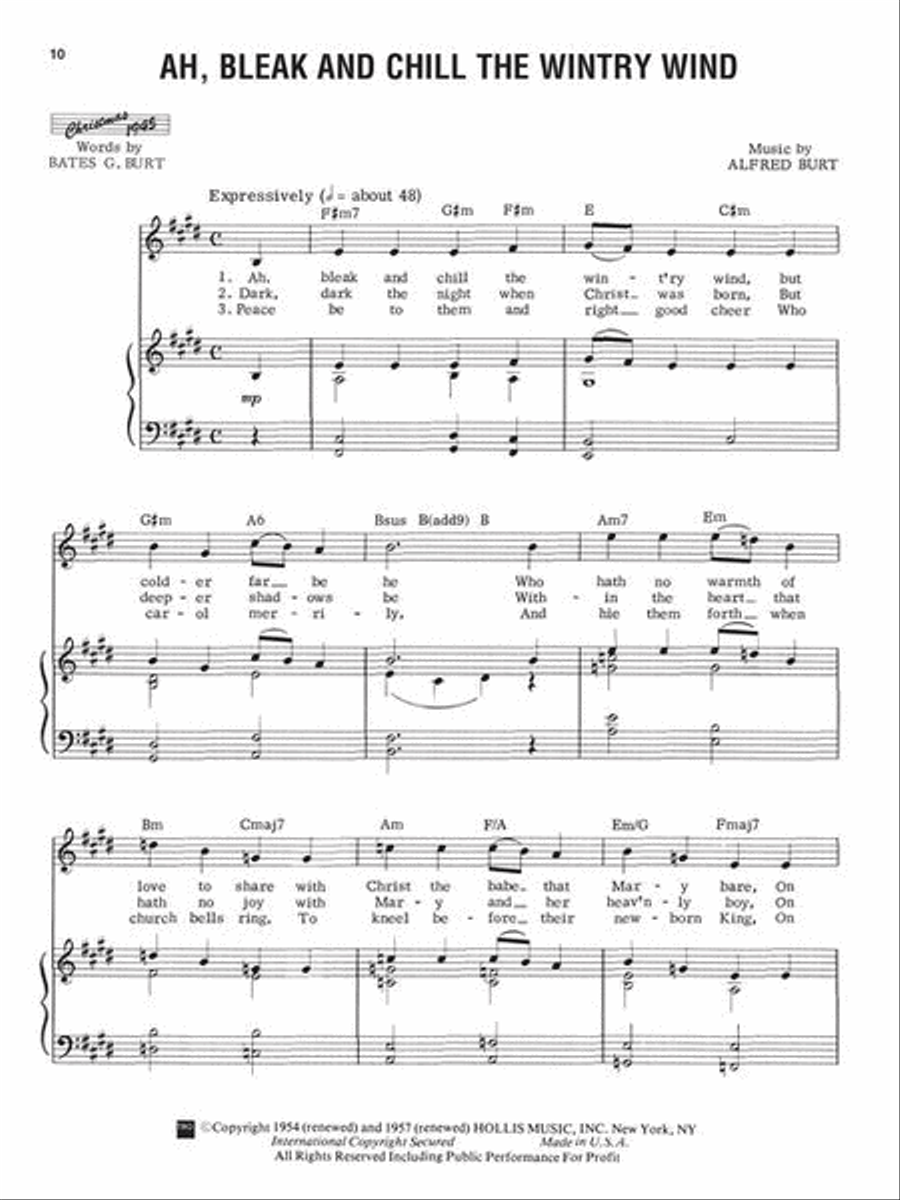 The Alfred Burt Christmas Carols Piano, Vocal, Guitar scores gallery preview page 6