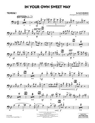 Book cover for In Your Own Sweet Way (arr. John Wasson) - Trombone 1