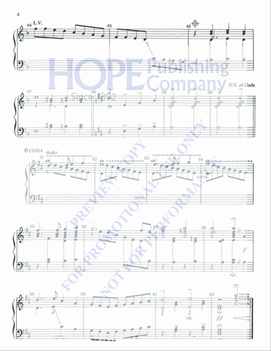 Affirmation and Litany 3-Octaves scores gallery preview page 4