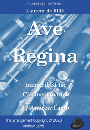 Book cover for Ave Regina (for Clarinet Quartet)