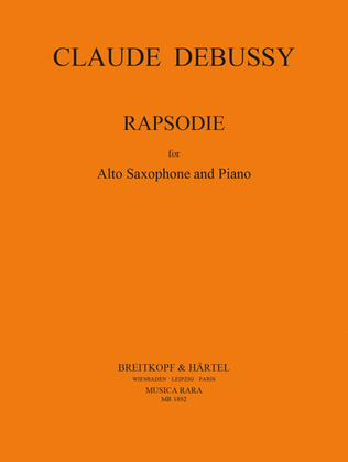 Book cover for Rapsodie
