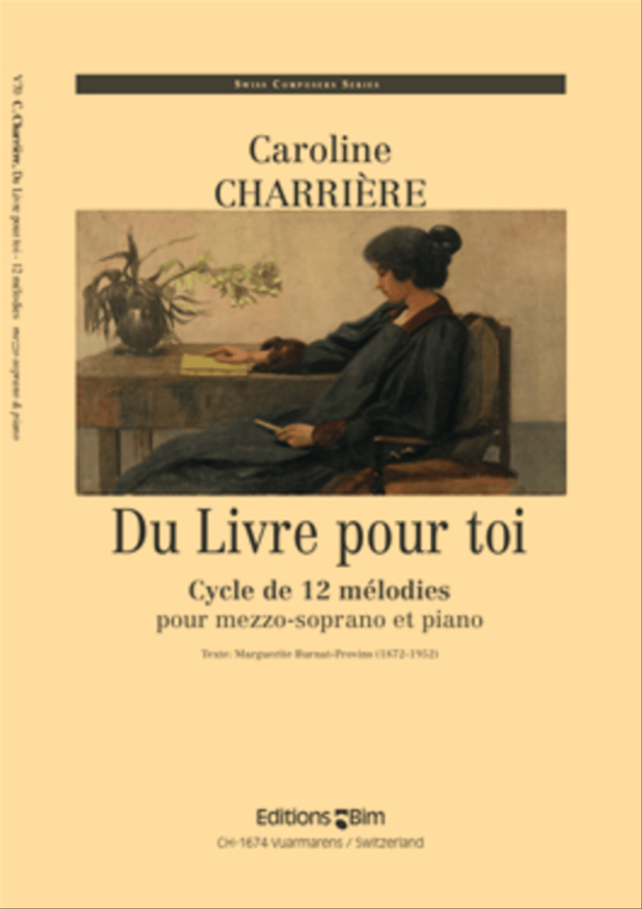 Du Livre pour toi Mezzo-Soprano Voice scores gallery preview page 1