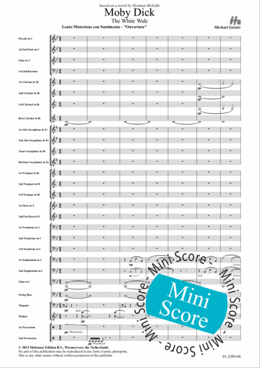 Moby Dick Concert Band scores gallery preview page 5