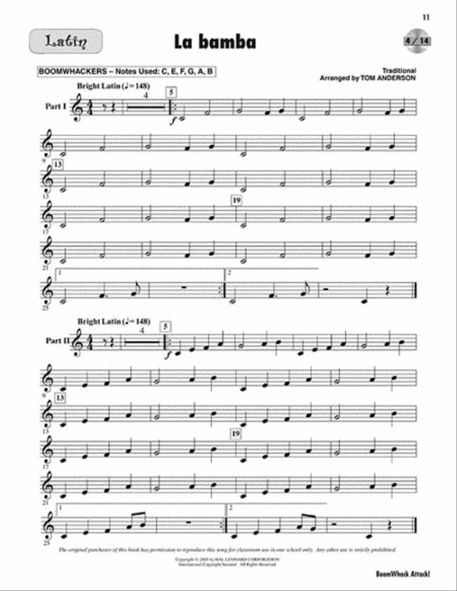 BoomWhack Attack! Choir scores gallery preview page 5