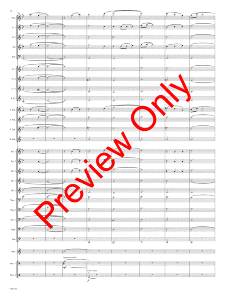 Flying Flying Concert Band scores gallery preview page 15