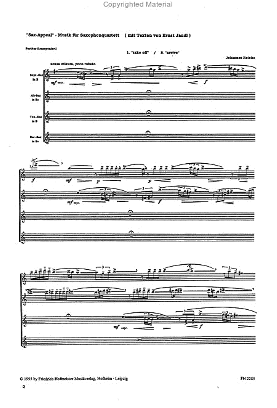 Sax-Appeal Saxophone scores gallery preview page 2