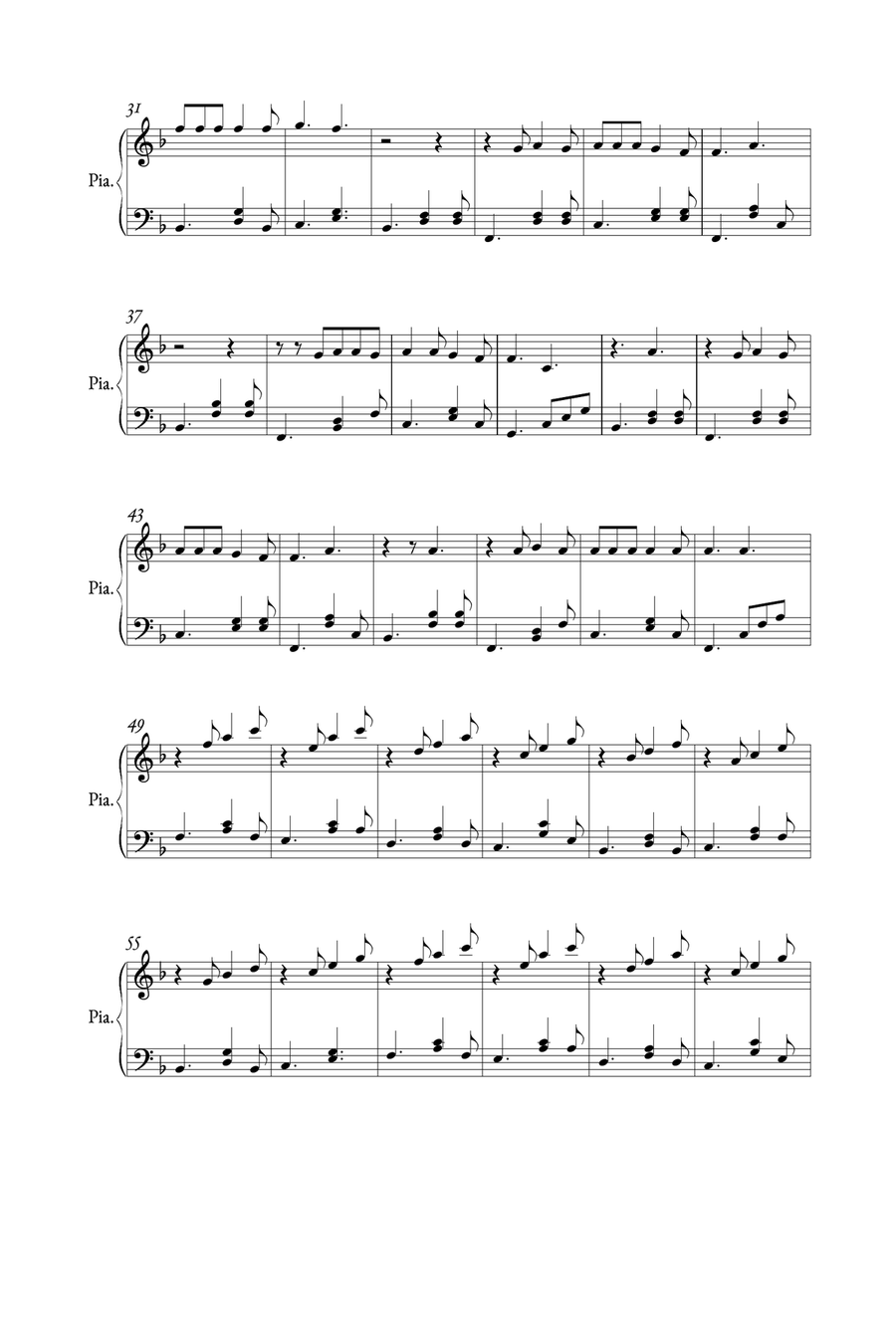 Better Together Piano Solo scores gallery preview page 2