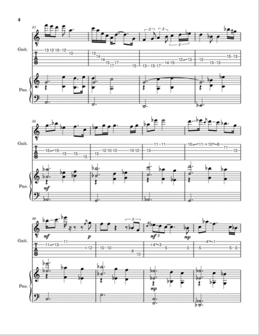 Tell Her You Saw Me Tell Her You Saw Me Electric Guitar scores gallery preview page 5