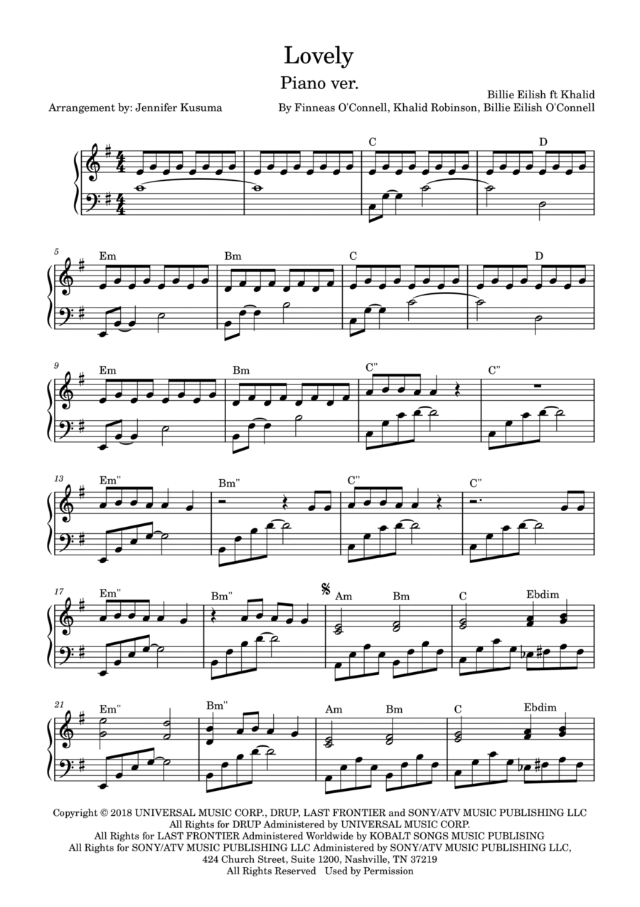 Lovely Voice scores gallery preview page 1