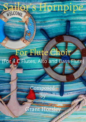 Book cover for "Sailor's Hornpipe" Original for Flute Choir