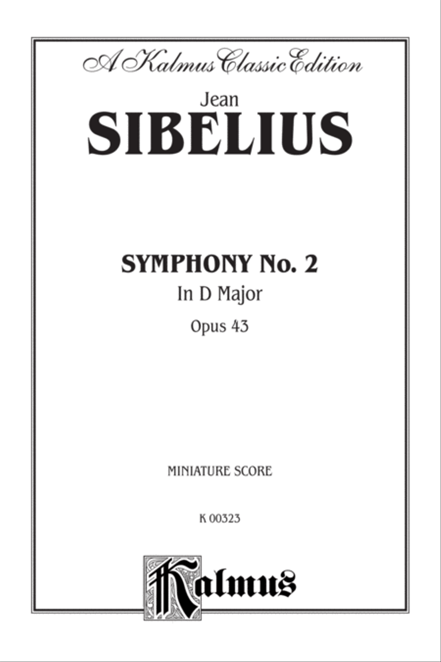 Symphony No. 2 in D Major, Op. 43 Full Orchestra scores gallery preview page 2