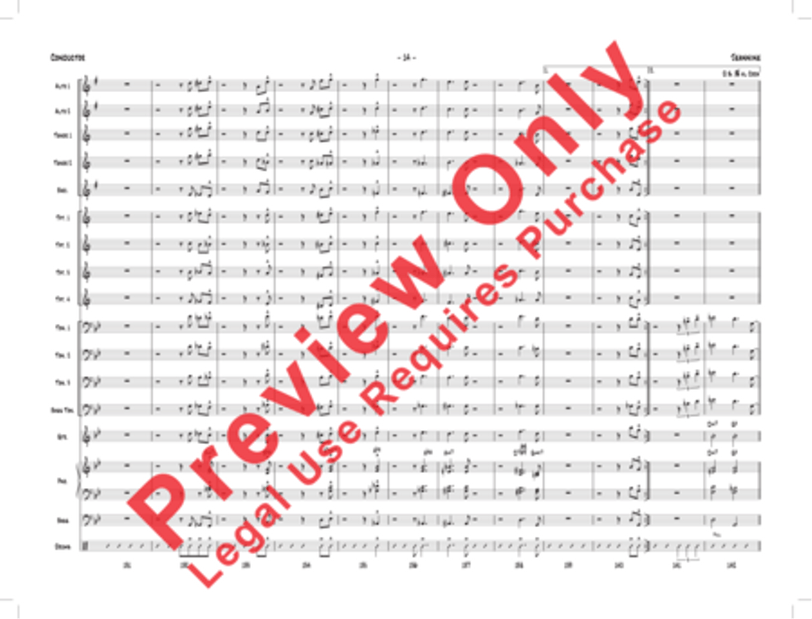 Jeannine Jeannine Jazz Ensemble scores gallery preview page 17
