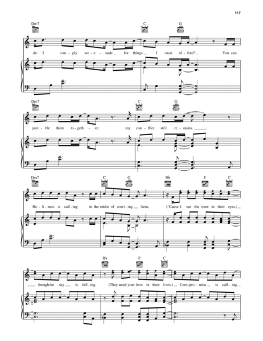What If I Stumble What If I Stumble Piano, Vocal, Guitar scores gallery preview page 2