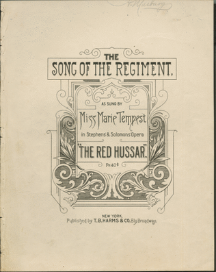 Book cover for The Song of the Regiment