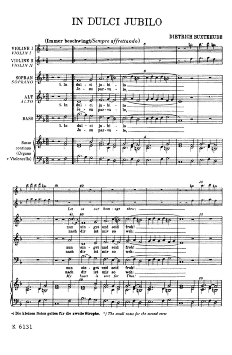 In Dulci Jubilo 3-Part scores gallery preview page 4