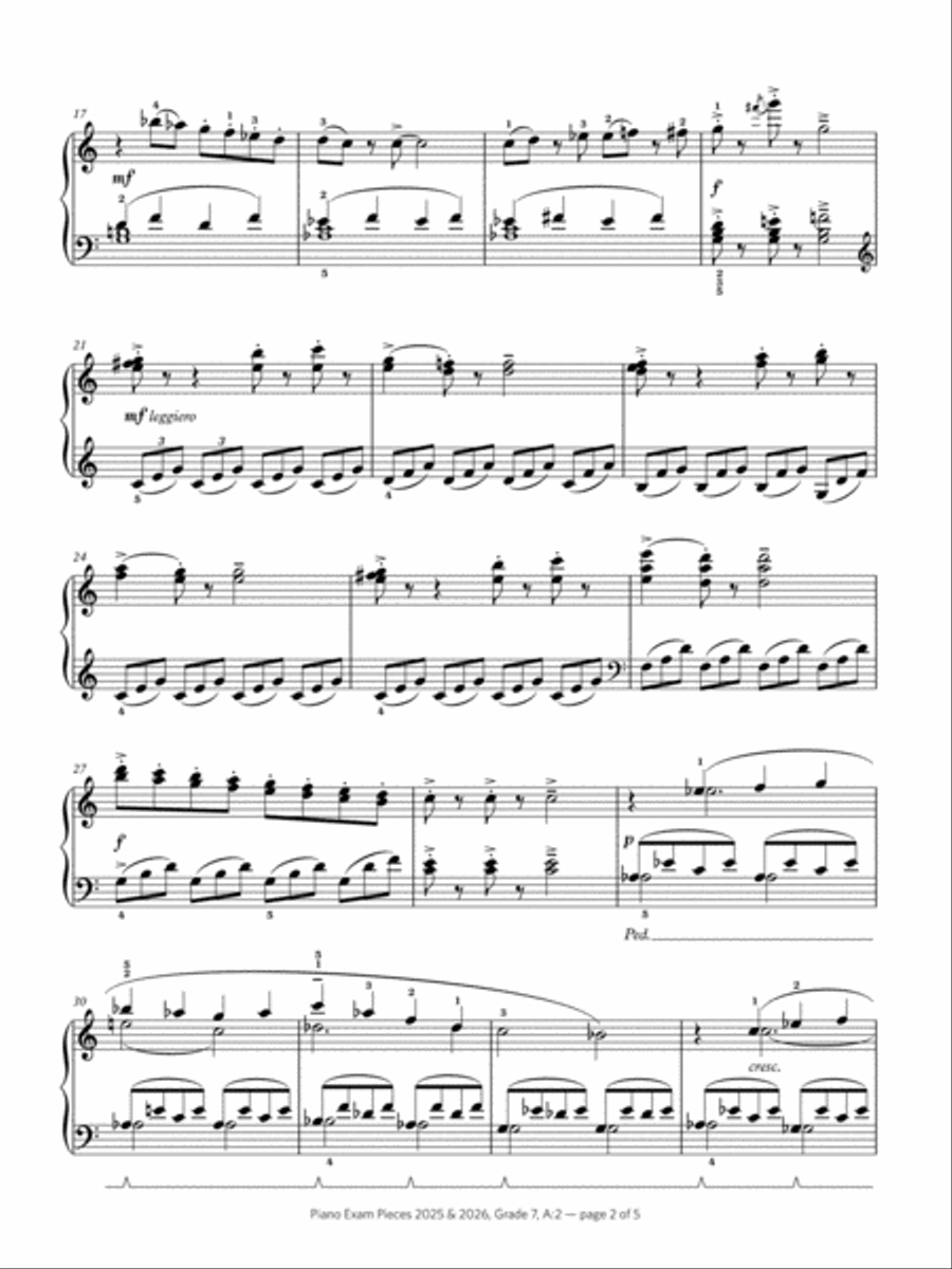 Pop Corn (Grade 7, list A2, from the ABRSM Piano Syllabus 2025 & 2026) Piano Method scores gallery preview page 2