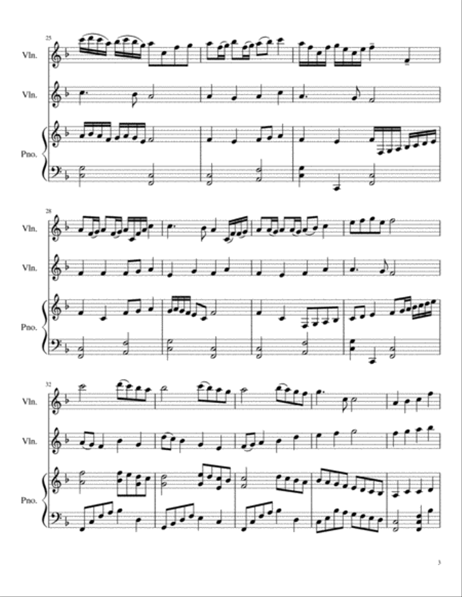 Angels We Have Heard on High Easy Piano scores gallery preview page 4