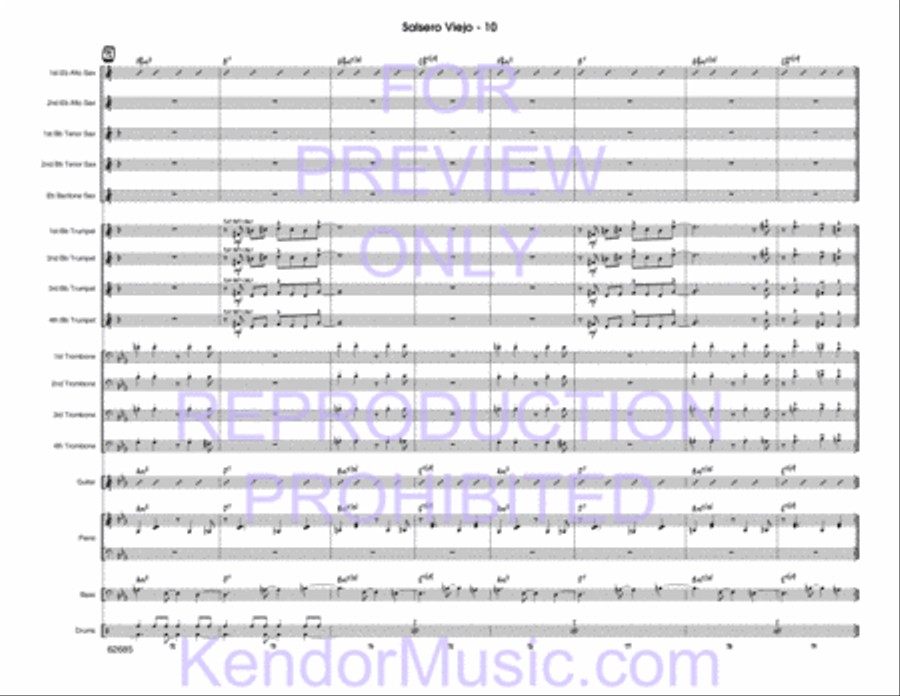 Salsero Viejo Jazz Ensemble scores gallery preview page 29