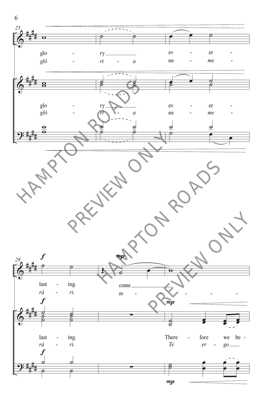 Come to Aid Your Servant (SATB) 4-Part scores gallery preview page 7