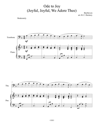 Ode to Joy (Trombone Solo with Piano Accompaniment)