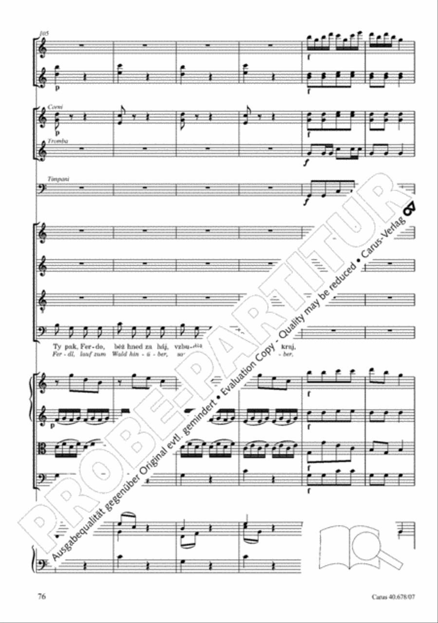 Missa pastoralis bohemica 4-Part scores gallery preview page 89