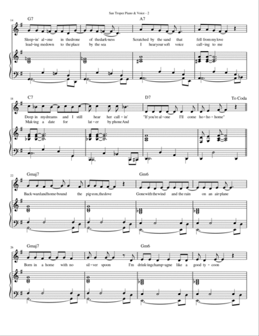 Echoes Echoes Voice scores gallery preview page 2