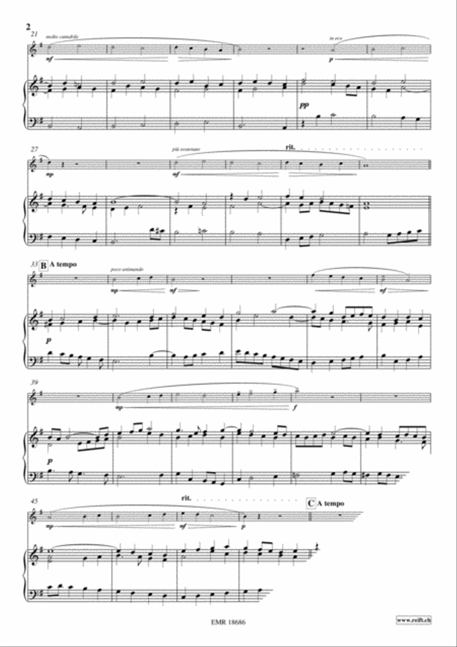 Au Fil Du Temps Violin scores gallery preview page 4