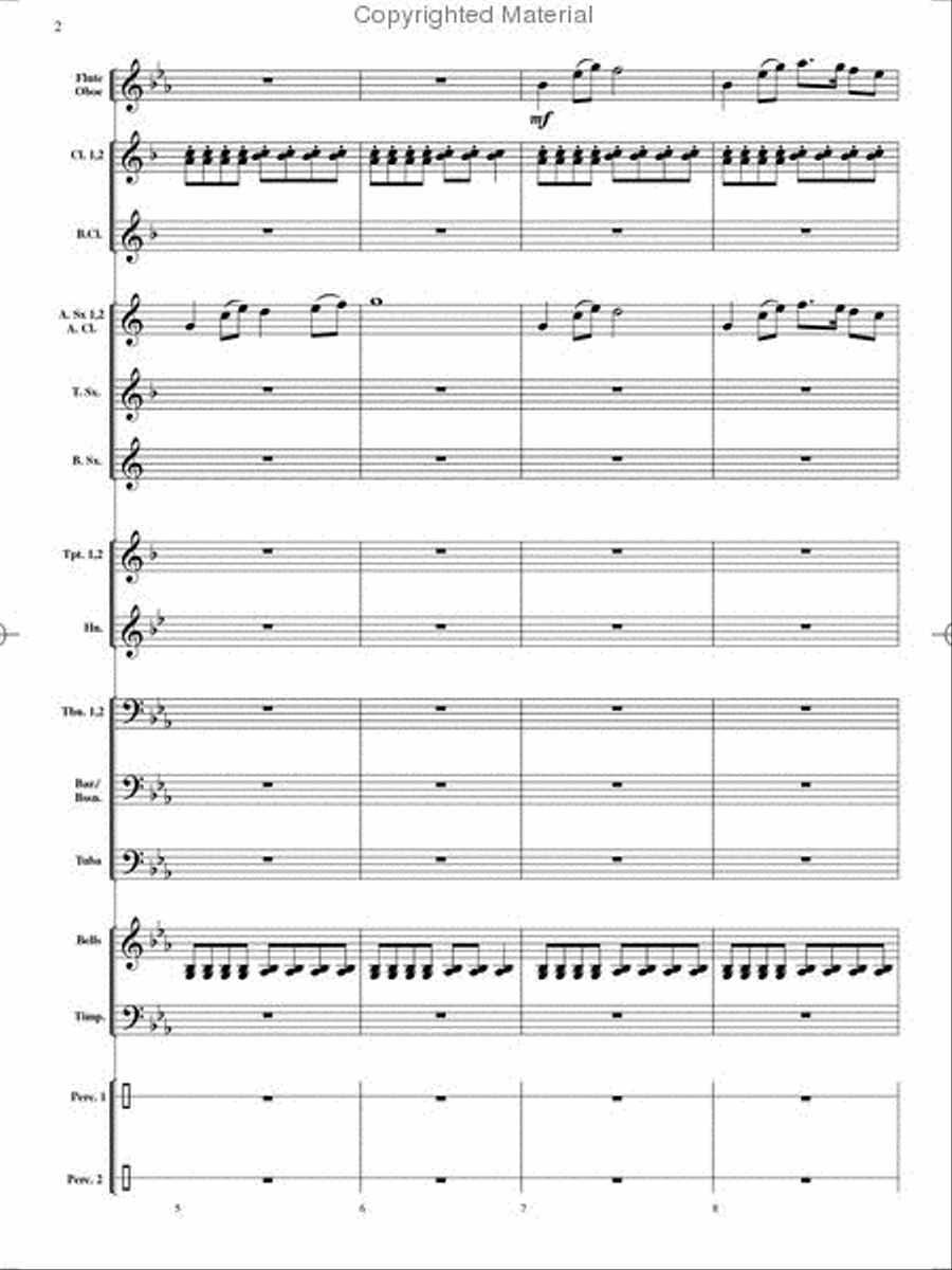 On Holiday On Holiday Concert Band scores gallery preview page 3